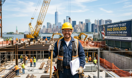 Opportunity to Get Paid $100,000 to Relocate to the USA via the Construction Visa Program